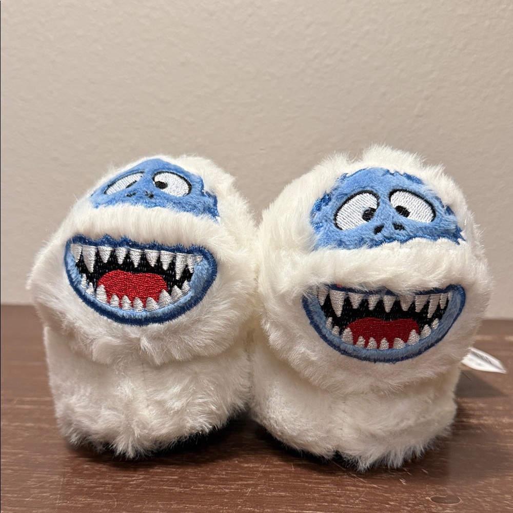 Rudolph The Red Nosed Reindeer Yeti Snowman Youth Slippers